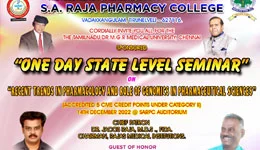 STATE LEVEL SEMINAR,DEPT. OF PHARMACOLOGY